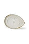 Hermia Set de tazas de té de cerámica de 4 piezas, Crema